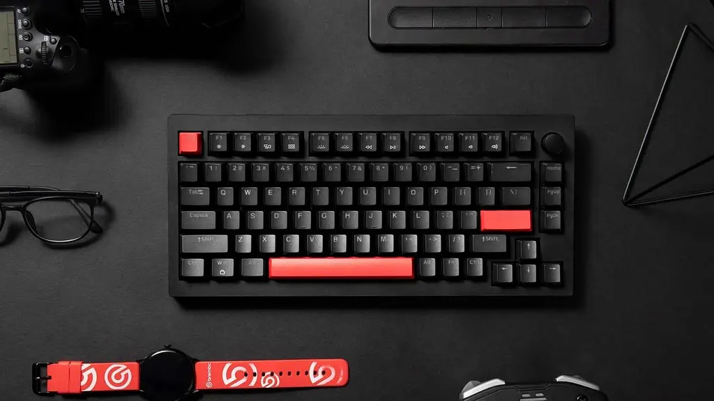 Клавиатура Lemokey X4 84Key Keychron Red USB-A QMK/VIA Hot-Swap EN/UKR RGB Black (X4-H1-UA) - фото 5