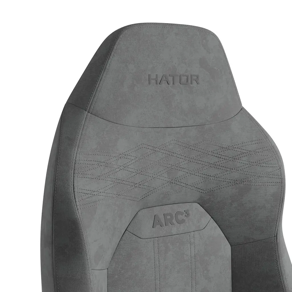 Ігрове крісло HATOR Arc 3 S Velour Grey (HTC3446S) - фото 5
