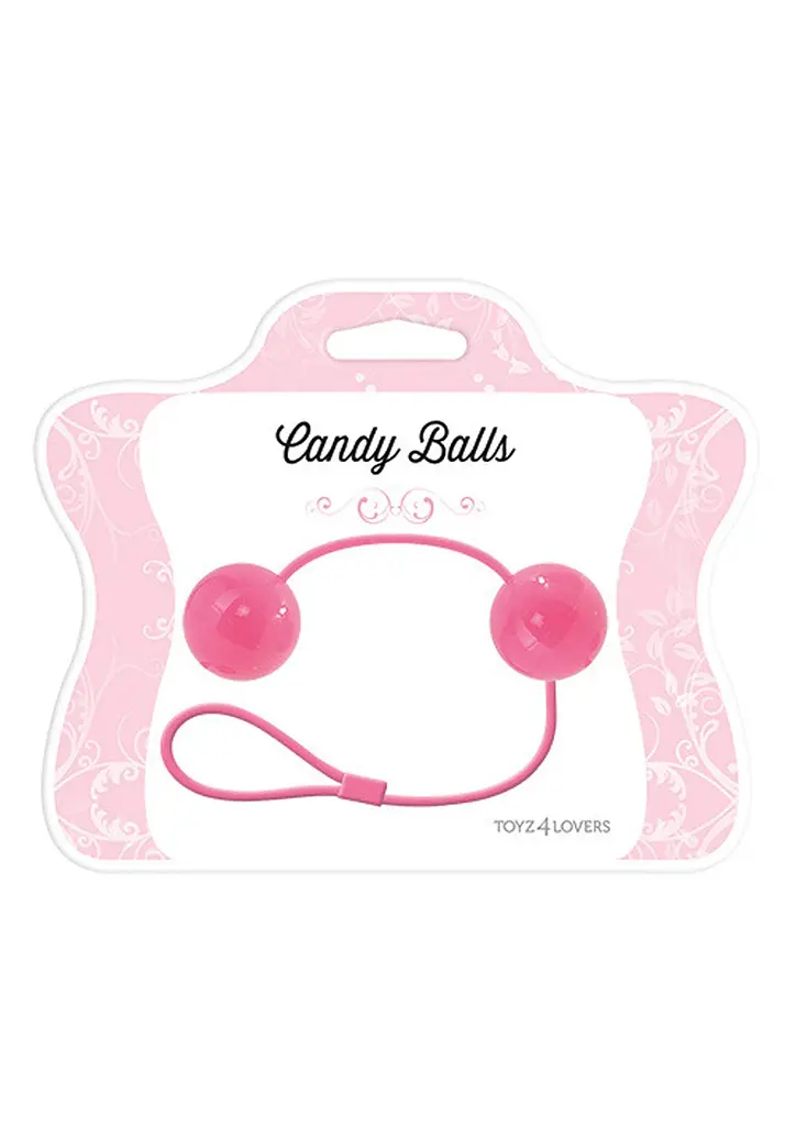 Вагінальні кульки Candy Balls, 21.5 см (рожевий) - фото 2