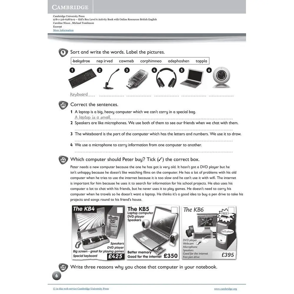 Kid's Box. Level 6. Activity Book with Online Resources - Ніксон Керолайн - фото 3