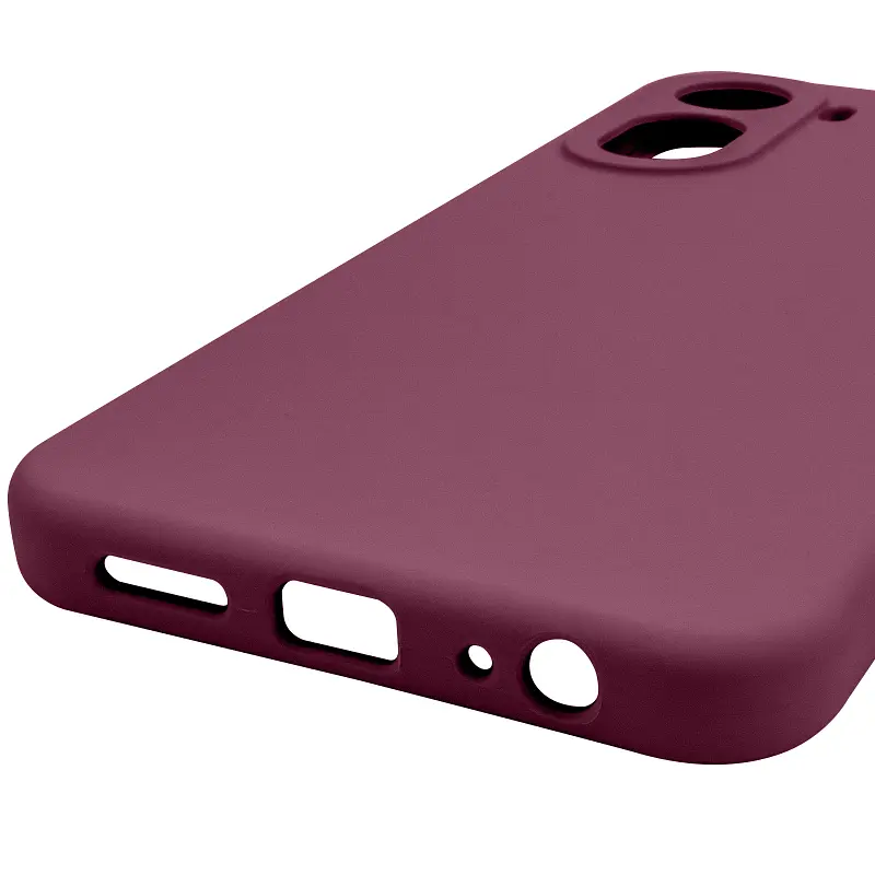 Чохол Silicone Cover Lakshmi Full Camera (AAA) для Xiaomi Redmi A7 Pro 4G / Poco C81 Бордовий / Plum - фото 5