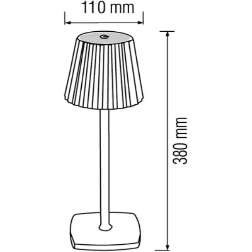 Светильник настольный Horoz Electric Merida 3CCT LED 3W черный - фото 2