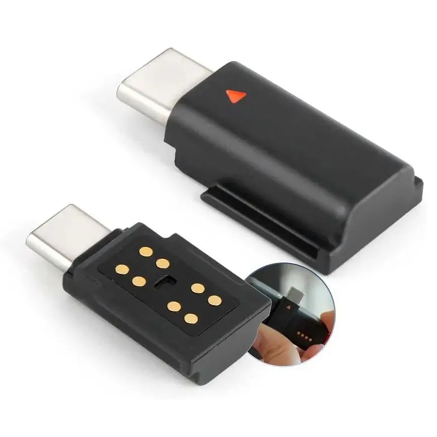 Адаптер-перехідник для мікрофона DJI Mic 2 Type-C, Чорний (CP.RN.00000334.02C) - фото 4