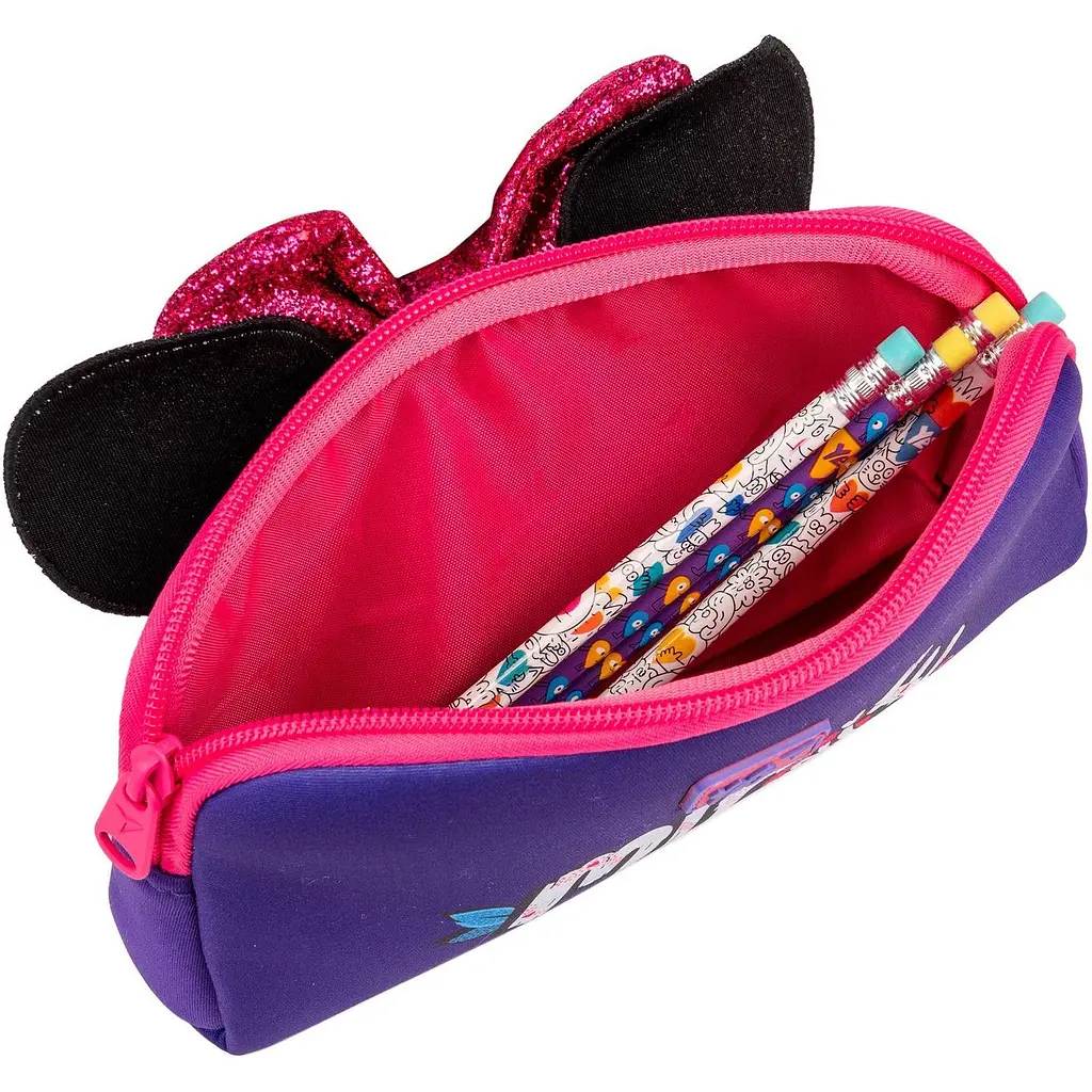 Пенал м`який Yes TO-01-1 Minnie Mouse, 12х22х5 см, фіолетовий (533006) - фото 4