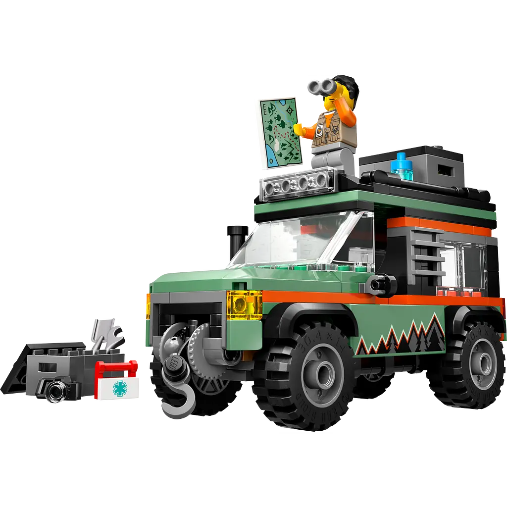 Конструктор LEGO City Позашляхова гірська вантажівка 4x4, 221 деталь (60447) - фото 3