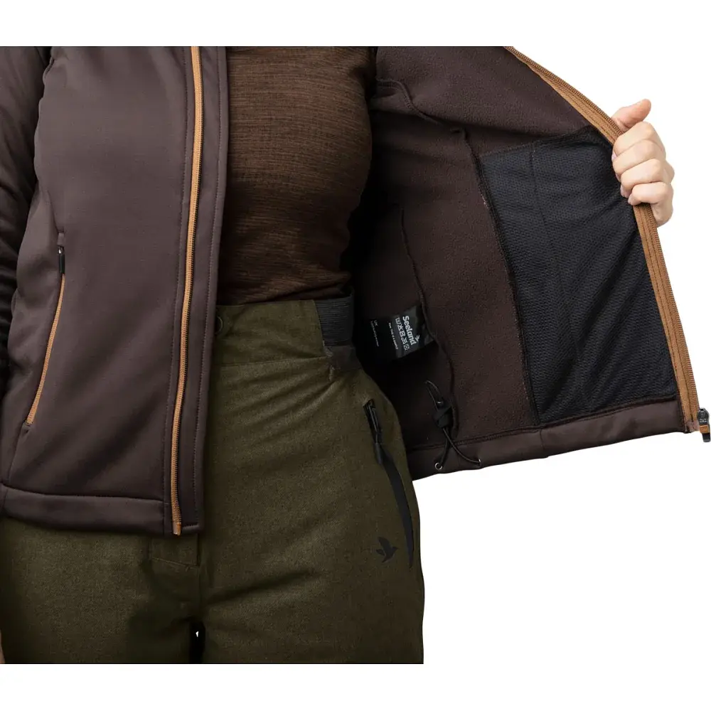 Кофта Seeland Emily fleece M Коричневий - фото 5