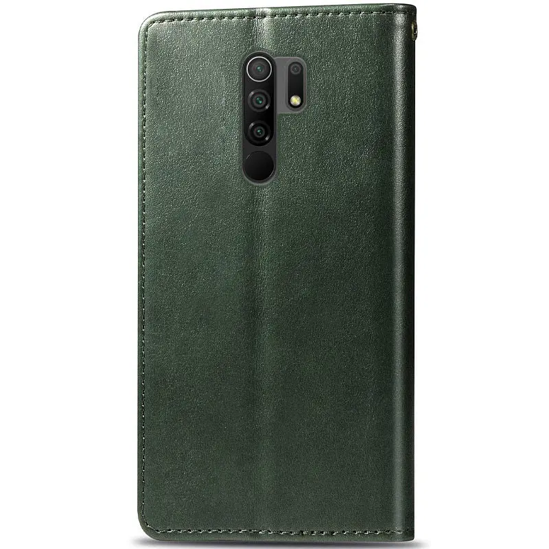 Кожаный чехол-книжка GETMAN Gallant (PU) для Xiaomi Redmi Note 8 Pro Зеленый - фото 4