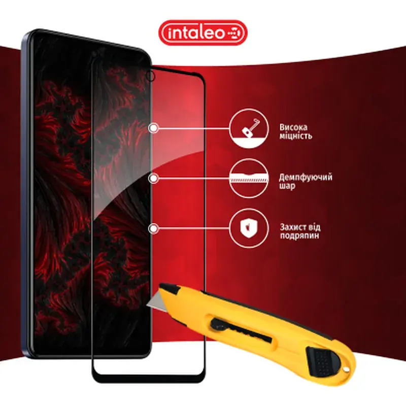 Скло захисне Intaleo Full Glue Tecno Spark 10 Pro (1283126580628) - фото 7