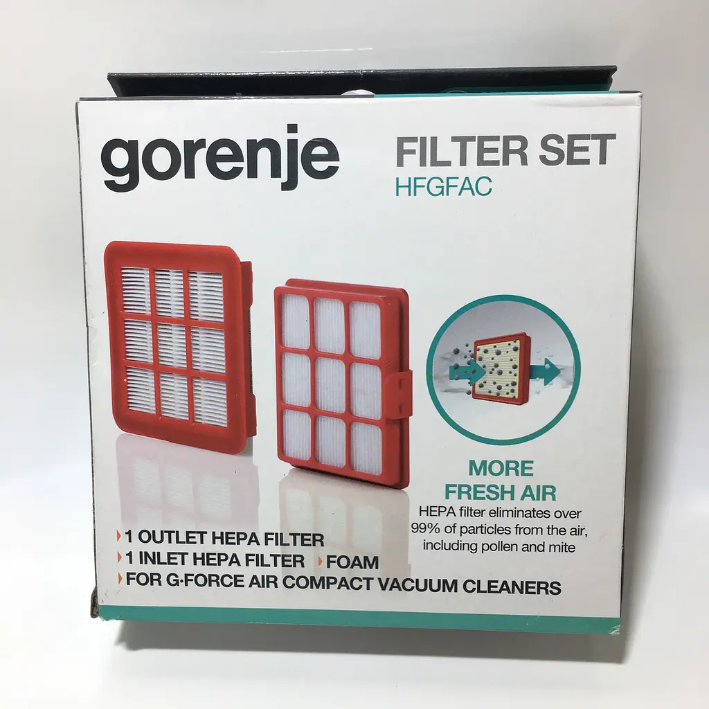 Комплект Hepa фільтрів для пилососу Gorenje VCEA01GACWCY, VC1901GACRCY, VC1701GACWCY, 732742 (HFGFAG) - фото 5