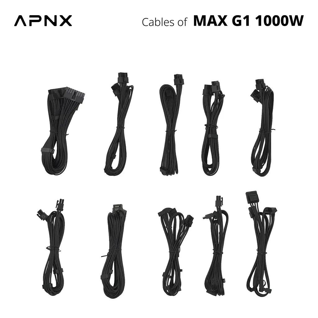 Блок живлення APNX MAX G1 1000 (APPG-MXK0FEC.X1) 1000W - фото 8