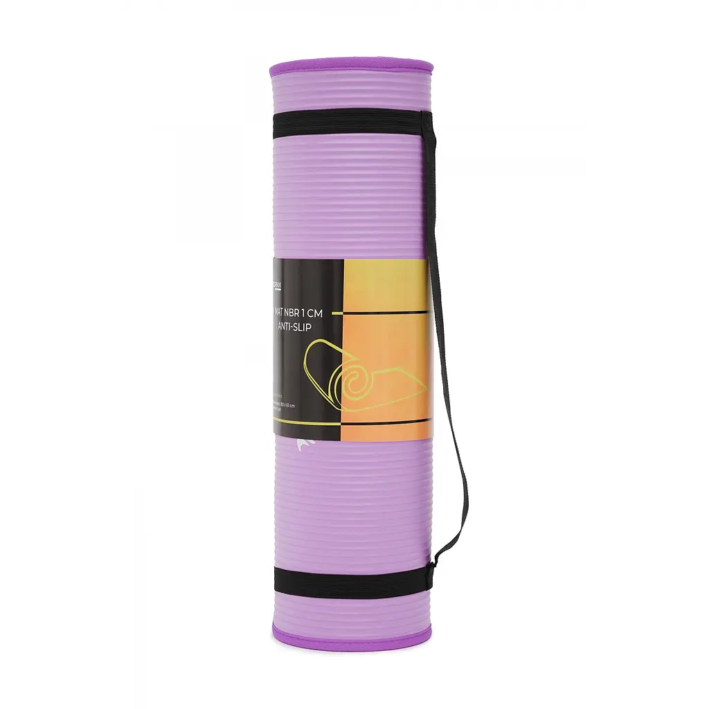 Килимок спортивний Cornix NBR 183 x 61 x 1 см для йоги та фітнесу XR-0093 Purple/Purple - фото 2