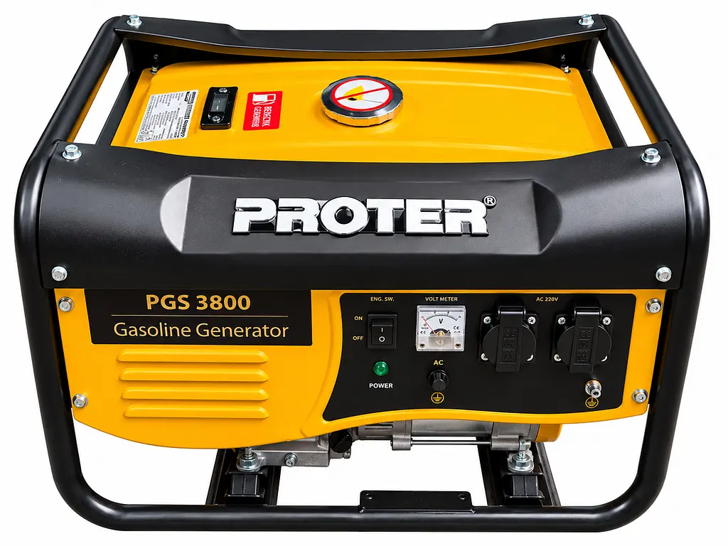 Бензиновий Генератор Proter PGS 3800 (2.8 - 3.1 кВт) - фото 2