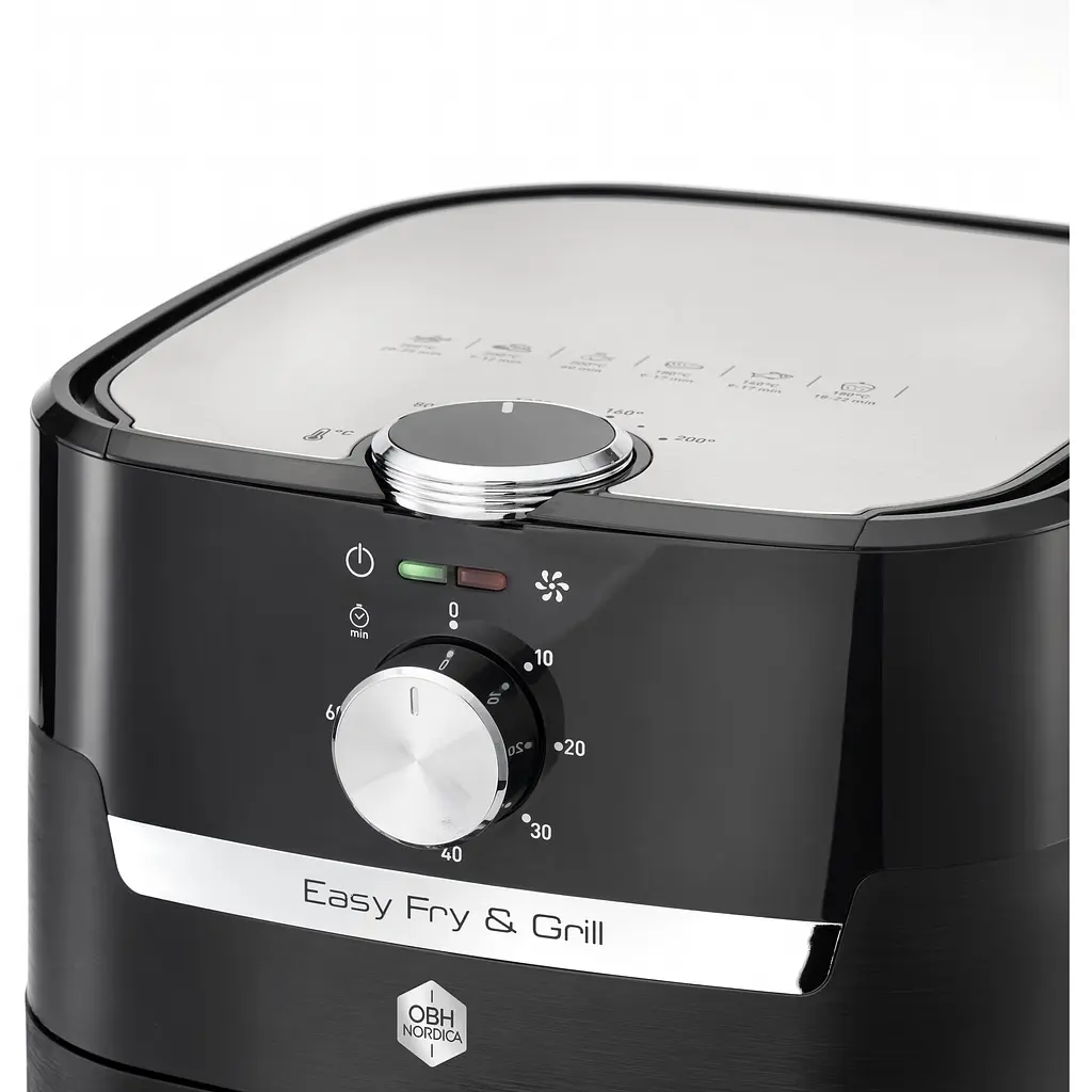 Мультипечь OBH Nordica EasyFry&Grill 1550 Вт черная (AG5018S0) - фото 4