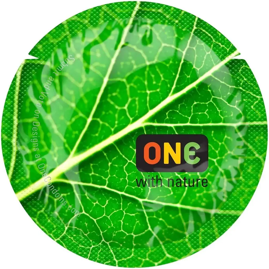 Презерватив One Color Sensations - One With nature (Emerald) 1 шт. - фото 2