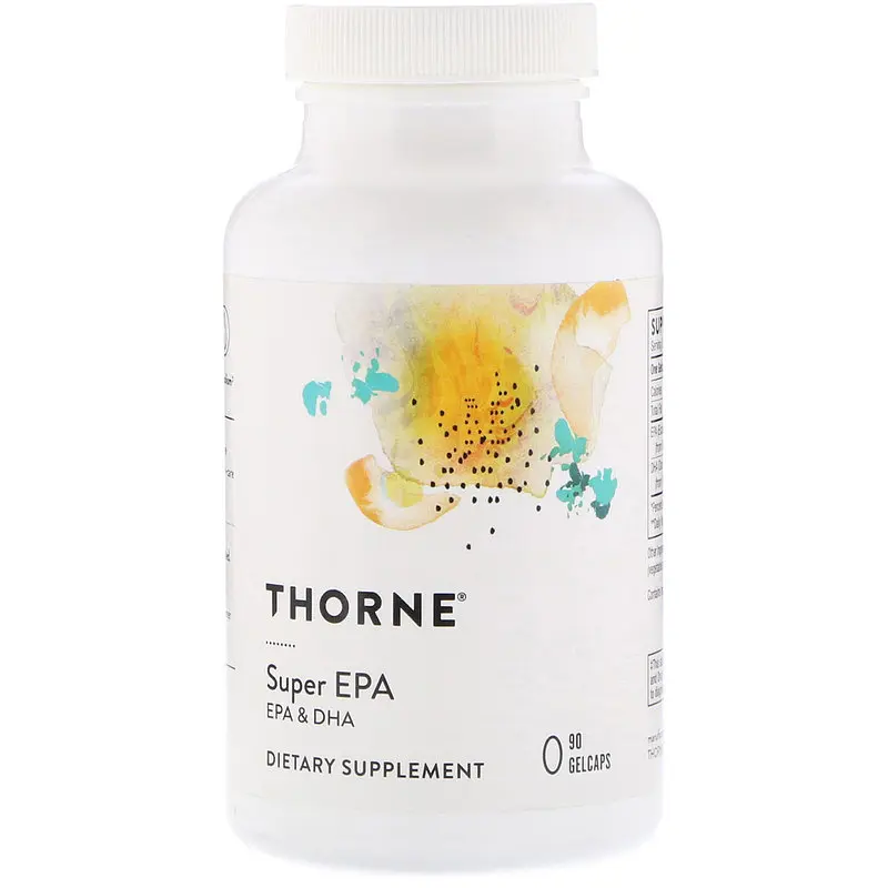 Омега-3 ЕРА і ДНА Thorne Super EPA DHA 90 капс
