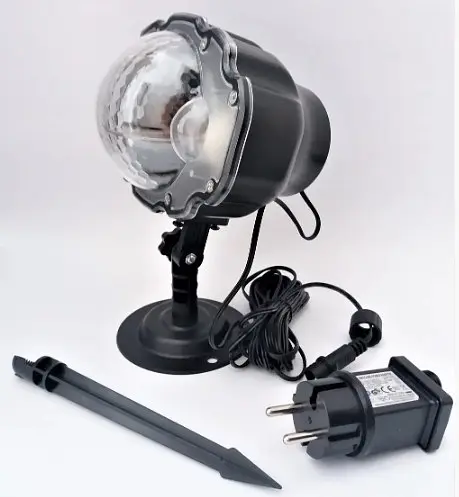 Лазер диско проектор вуличний WL-809 Snow Flower Lamp (4 кольори) 1 режим - фото 8