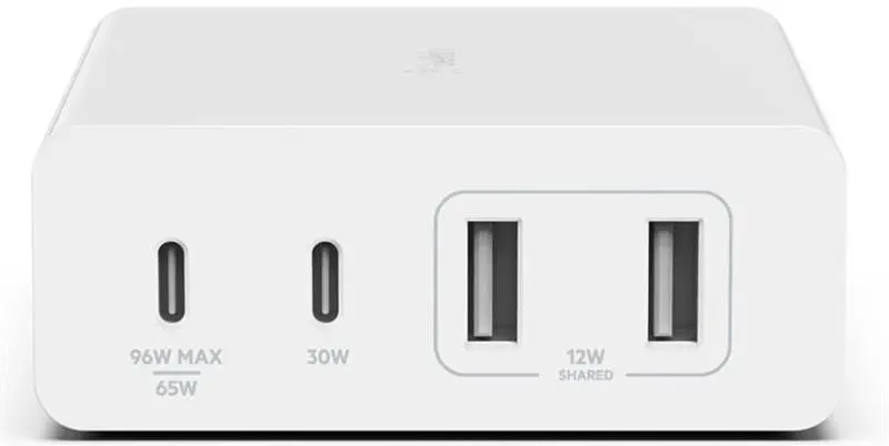 Мережевий зарядний пристрій Belkin Home Charger 108W Dual USB-С/USB-A (WCH010VFWH) - фото 5