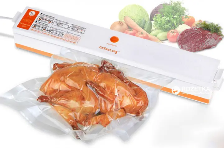 Вакууматор вакуумний пакувальник для тривалого зберігання продуктів їх приготування та маринування Freshpack Pro QH-01 - фото 2