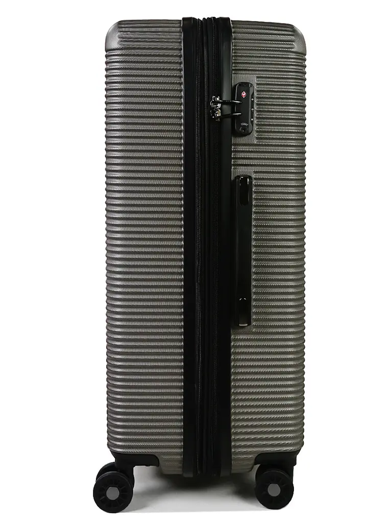 Валіза дорожній гігант (XL) полікарбонат Airtex 968 110л 75х50х30 см Темно-сірий (Dark grey) - фото 5
