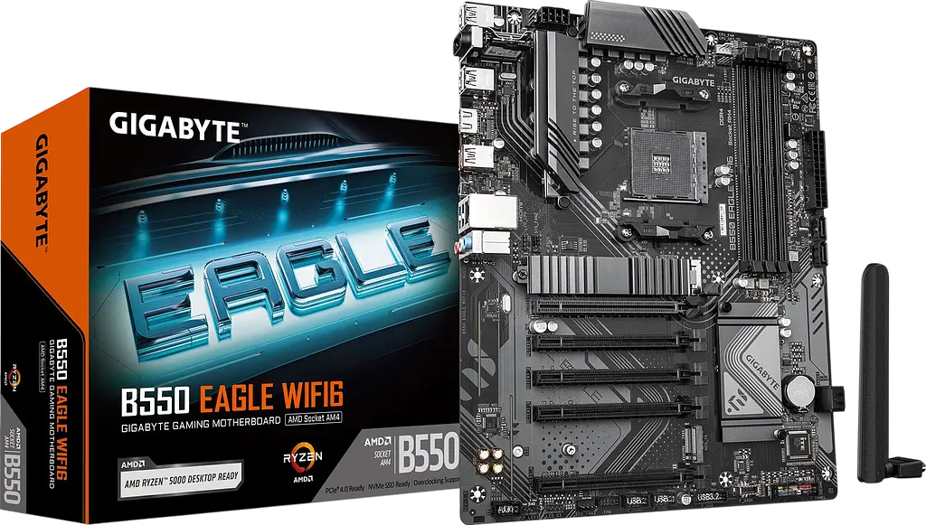 Материнська плата Gigabyte B550 Eagle WIFI6 Socket AM4 (B550 EAGLE WIFI6) - фото 4