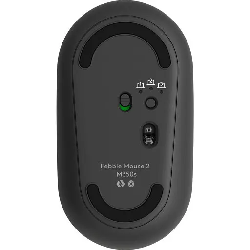 Миша Logitech Pebble Mouse 2 M350 Tonal Graphite (910-007015) - фото 3