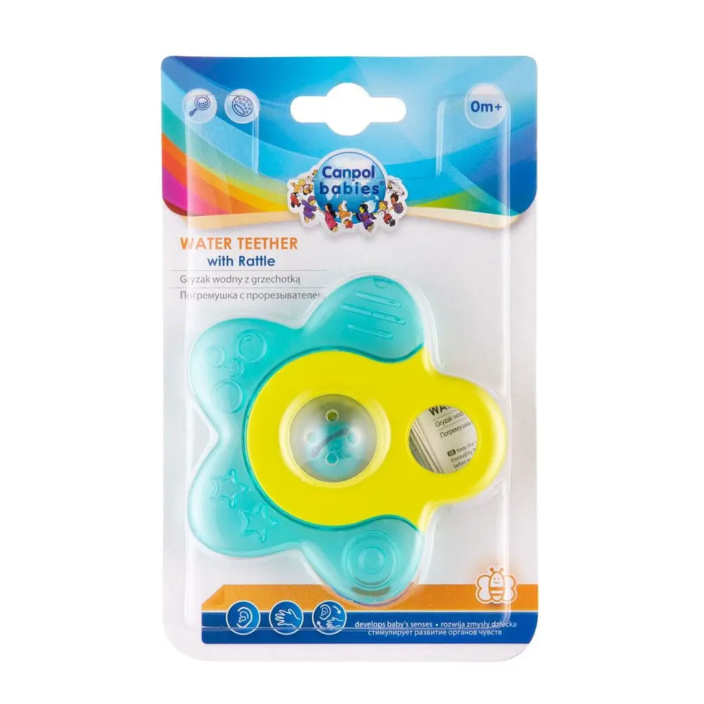 Брязкальце-прорізувач Canpol babies Зірочка, бірюзовий (56/161_tur) - фото 5