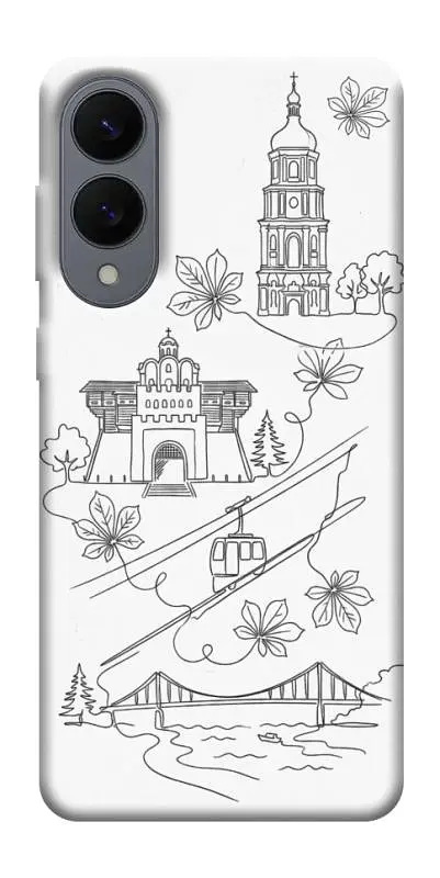 TPU чохол Demsky Kyiv spirit для Samsung Galaxy S25 Edge