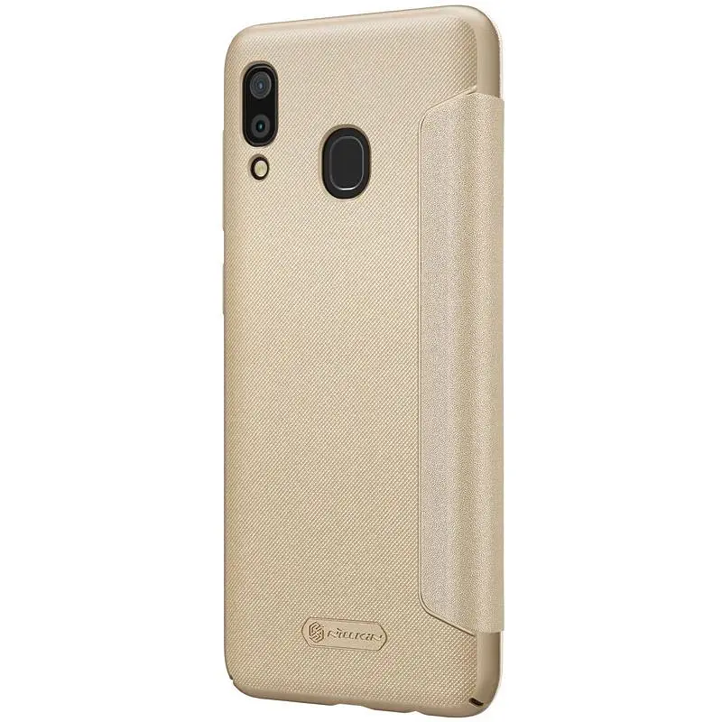 Чохол-книжка Nillkin Sparkle Leather Case Samsung Galaxy A30 Gold - фото 3