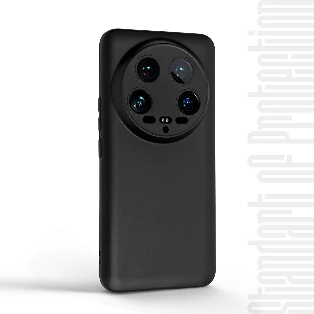 Чехол-накладка для смартфона Xiaomi 14 Ultra, противоударный, силиконовый, термополиуретановый (ТПУ), с защитой камеры и корпуса, черный, защита всего корпуса, ArmorStandart (ARM74114) - фото 2
