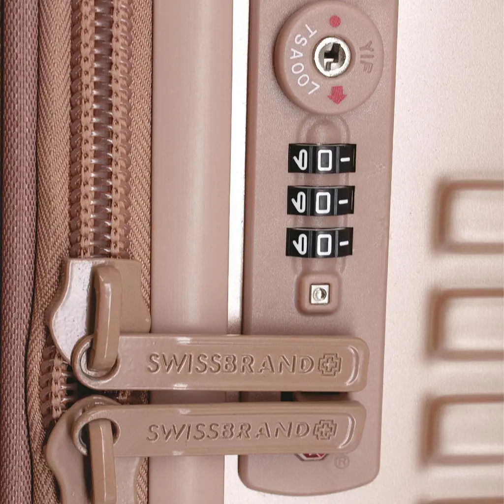 Валіза Swissbrand Rome M Rose Gold (SWB_LHROM003M) - фото 2