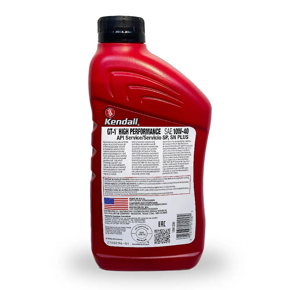 Моторна олива Kendall GT-1 High Performance Motor Oil 10W40, 0,946 - фото 3