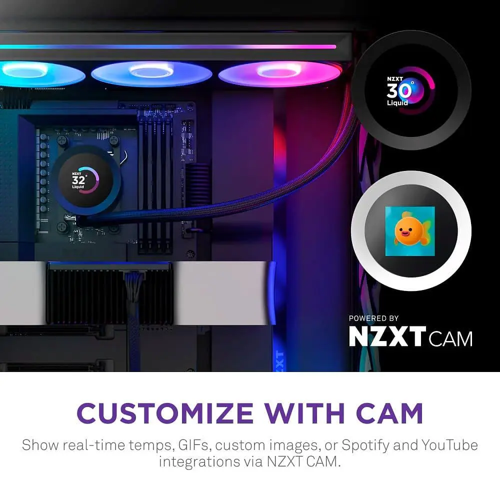 СВО NZXT Kraken Plus RGB V2 360mm Black (RL-KR360-B2) - фото 4