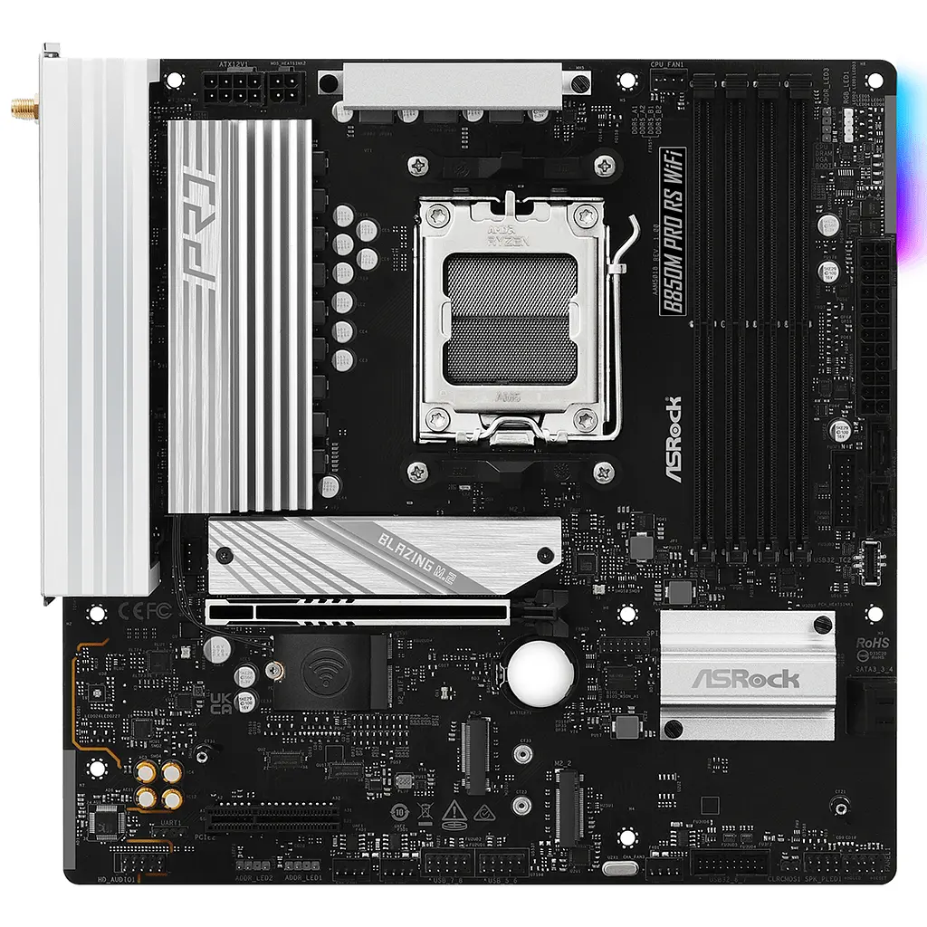 Материнська плата ASRock B850M Pro RS WiFi Socket AM5 - фото 5