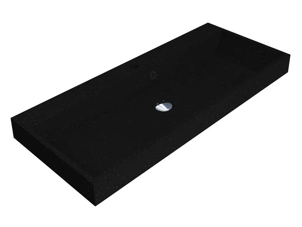 Умивальник Miraggio Varna 1000 mirastone black Чорний матовий 0000446 - фото 2