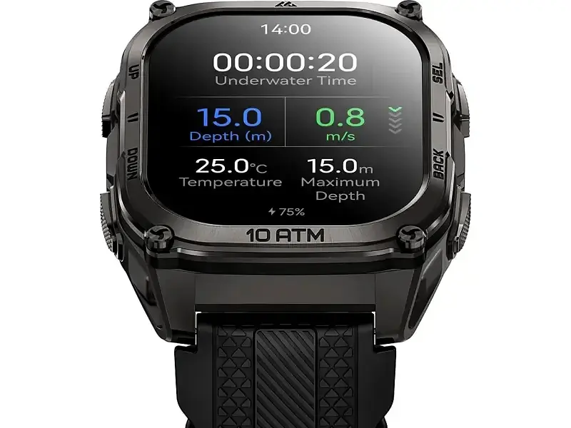 Смарт-годинник KOSPET Tank M4 Black - фото 4