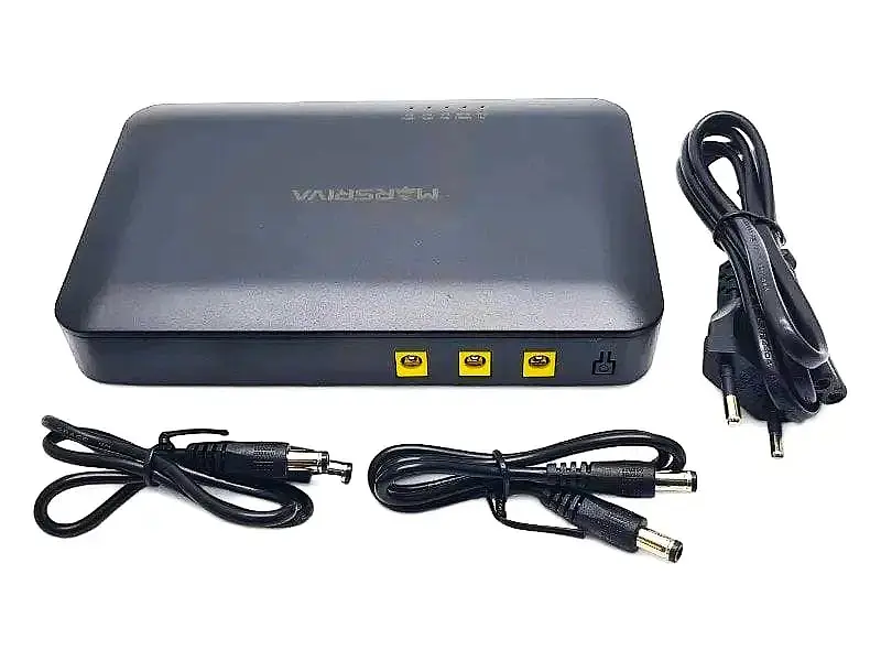 Мини ИБП Marsriva KP1EC 240VAC,4хDC+USB OUT, 2x5V/9V/2x12V1.5A 18W 8000Ah Li-Pol - фото 3