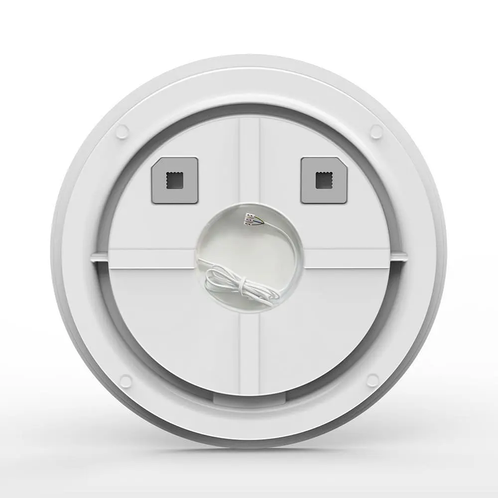 Дзеркало кругле 60*60см з підсвічуванням, диммером, підігрівом дзеркала Volle 16-21-600, Білий матовий - фото 4