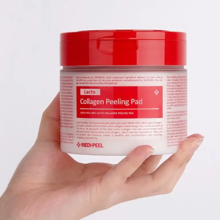 Пілінг-педи з лактобактеріями Red Lacto Collagen Peeling Pad Medi-Peel 70 шт - фото 2