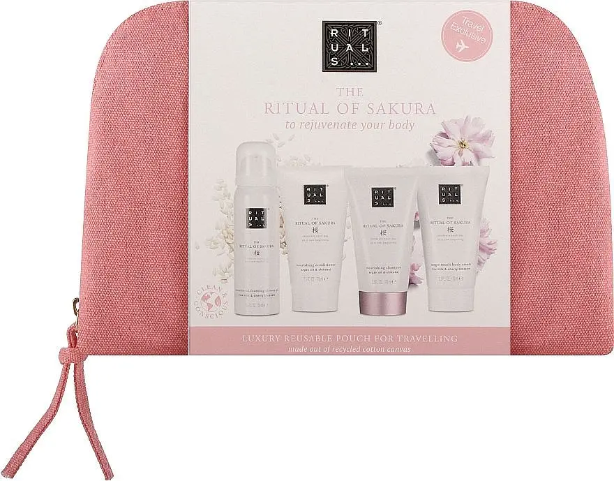 Набір The Ritual Of Sakura (sh/gel 50ml + b/cr 70ml + shampoo 70ml + сonditioner 70ml) - фото 2