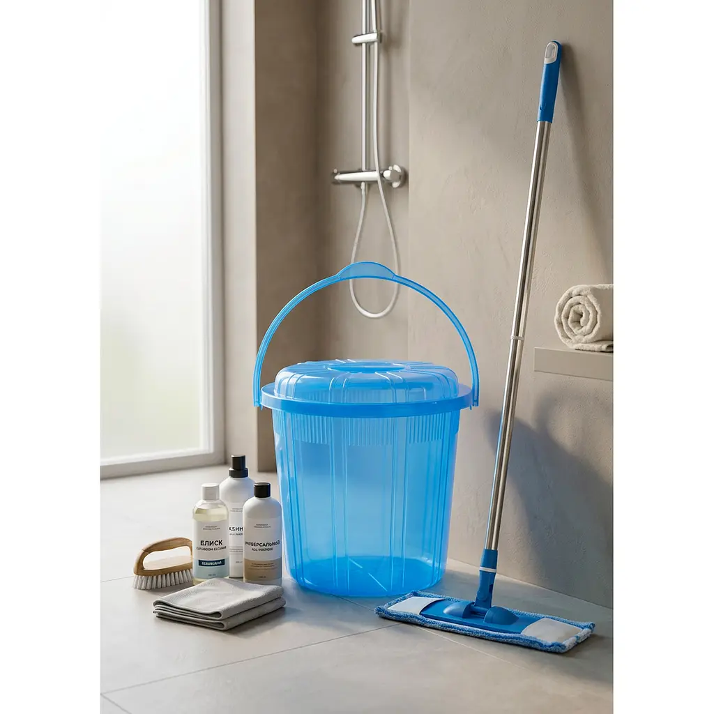 Відро Stars Plast блакитний 16 л (94338/блак) - фото 2