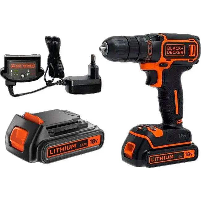 Дриль-шуруповерт Black+Decker BDCDC18B [119530] - фото 2