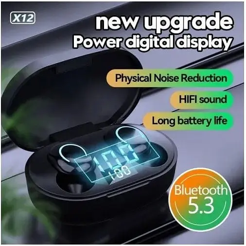 Беспроводные наушники Grand TWS X12 черная (коробка) TWS X12 - фото 2