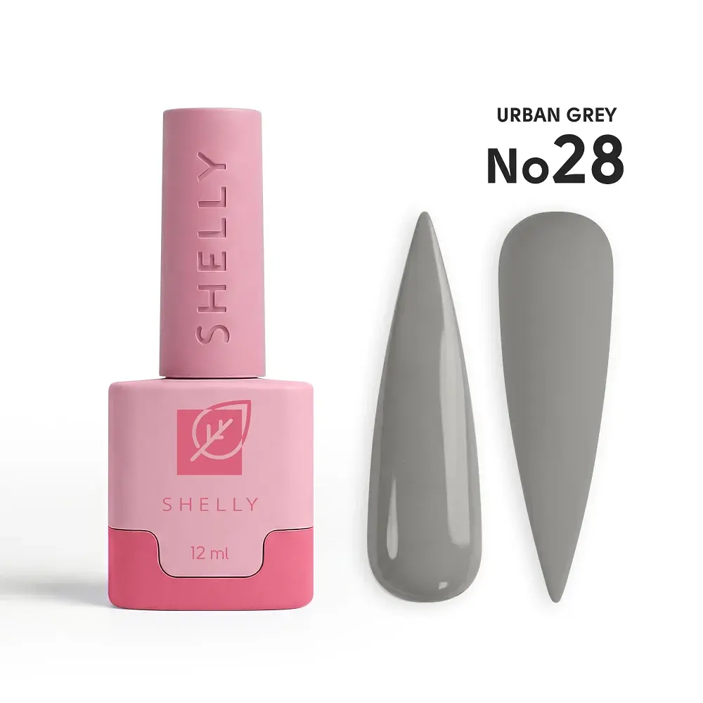 Гель-лак для нігтів 28 Urban Grey Shelly 12 мл