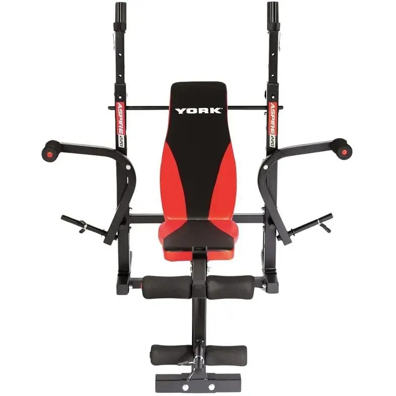 Скамья для жима York Fitness ASPIRE 220 с стойкой для штанги и партой Скотта - фото 4
