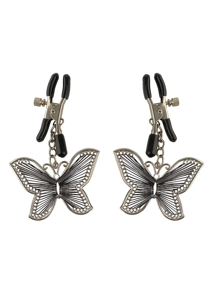 Зажимы для сосков Pipedream Fetish Fantasy Butterfly серебристый - фото 5