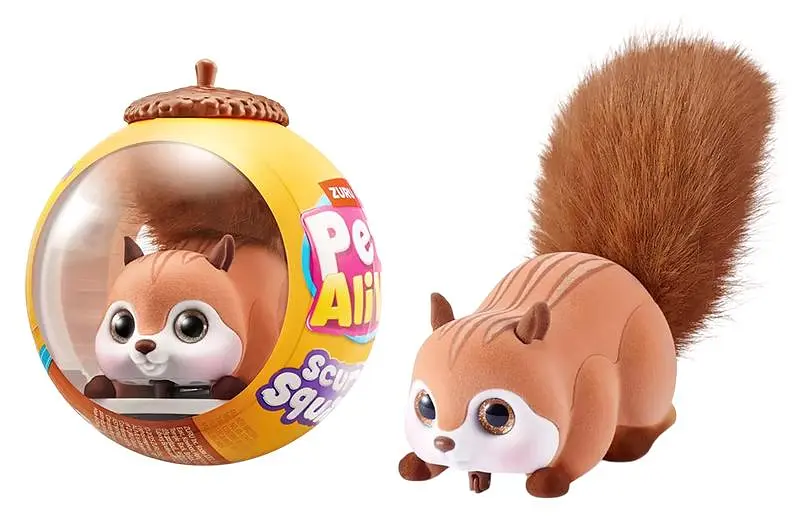 Інтерактивна іграшка 9565E Pets Alive S1 – Білочка (коричневий)