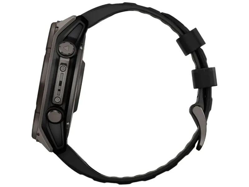 Спортивний годинник Garmin Fenix 8 51mm Solar Sapphire Carbon Gray DLC Titanium w. Black/Pebble Gray S. Band (010-02907-10/11) - фото 10