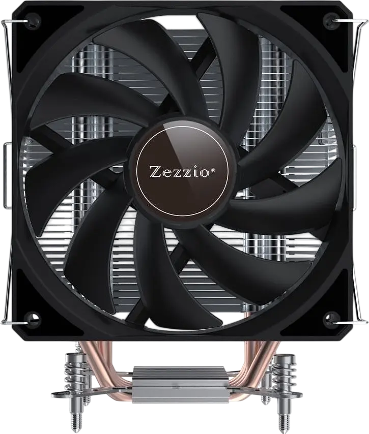 Повітряне охолодження Zezzio ZH-C400 V2 Black (ZH-C400 V2) - фото 2