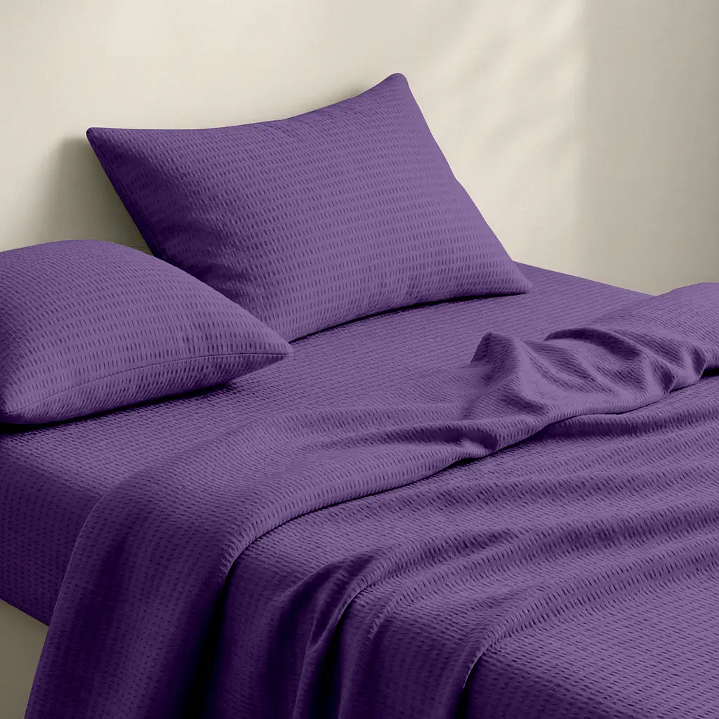 Наволочка на подушку з текстурованої бавовни 70х70 LAVENDER COSAS (2200000065186) - фото 2