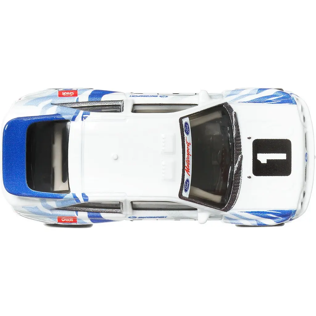 Колекційна модель машинки Hot Wheels Преміальні автівки '93 Ford Escort RS Cosworth біла (GJT68/HKF17) - фото 5